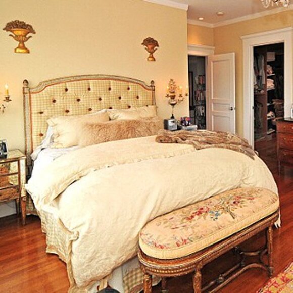 Ralph Lauren 7 piece Golden Jacquard Bedding Set Linen/Cotton - Picture 1 of 14